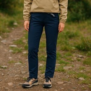 Gramicci Navy Blue Slim Fit Outdoor Hiking Pants Sz 2 | Stretch Cotton Climbing